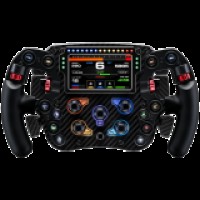 SIMAGIC FX Pro Steering Wheel with Color Screen ,Full Carbon Fiber, Six Paddles, QR50 Included. S203